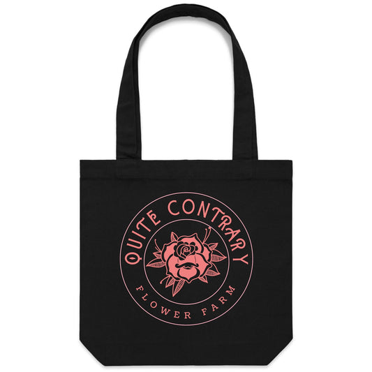 Quite Contrary Canvas Tote Bag